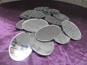 22 SMALL OVAL MIRRORS