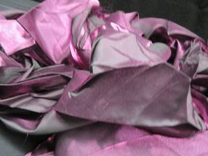PURPLE SATINY BACK DROP CURTAINS PLUS
