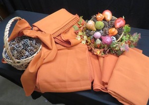 BURNT ORANGE LINENS