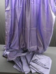 PURPLE TAFFETA CURTAINS (BACK DROP)