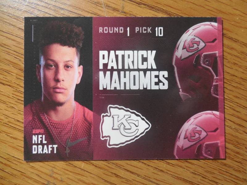 2017 ESPN NFL Draft Rookie Patrick Mahomes LK