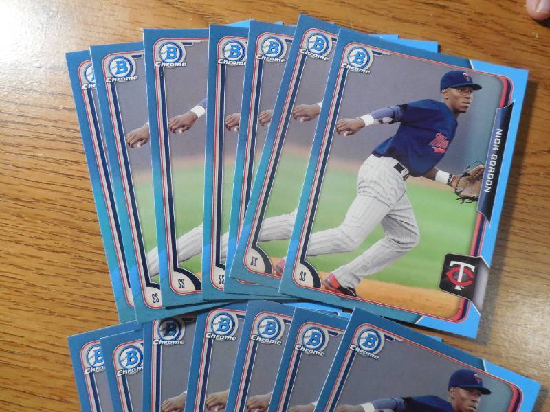 (15) 2015 Bowman Nick Gordon Rookies LK