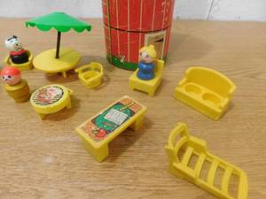 Assorted lot of Antique Fisher Price Toys.