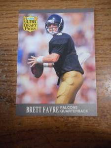 1991 Ultra Brett Favre Rookie #283 HOFer