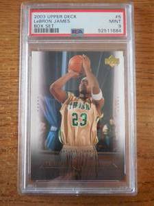 PSA 9 Mint 2003 Upper Deck LeBron James Rookie #5
