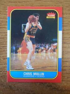 1986 Fleer Chris Mullin Rookie #77 HOFer