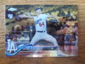 2018 Topps Chrome Walker Buehler Rookie #71