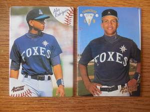 (2) 1994 Action Packed Alex Rodriguez Rookies #1 & #55