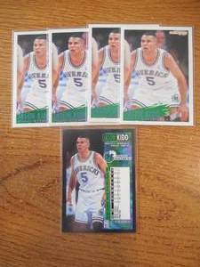 (5) 1994 Fleer Jason Kidd Rookies #268 HOFer