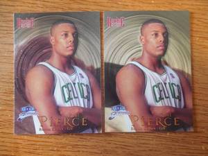 (2) 1998 Fleer Brilliants Paul Pierce Rookies #110 HOFer