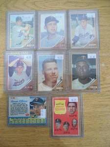 (8) 1962 Topps & Post Minnesota Twins Cards