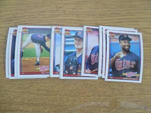 1991 Topps Minnesota Twins Team Set World Series Set LK