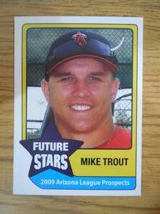 2009 Hot Shots Mike Trout Rookie Card LK