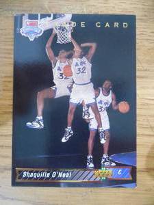 1992 Upper Deck Shaquille ONeal Rookie #1B HOFer