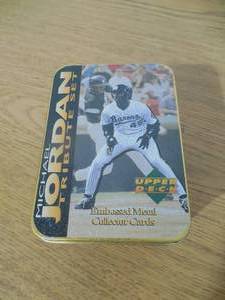 1995 Michael Jordan Upper Deck Embossed Metal (5) Card Baseball Set LK