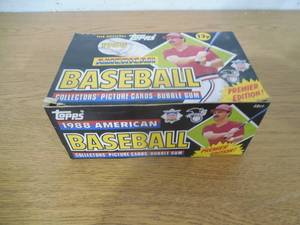 1988 Topps Baseball Ireland (48) Pack Box RARE