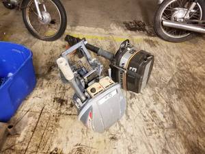 lot 11 image: Lot of (2) Outboard Boat Motors - Volvo Penta 90, Evinrude 9.5