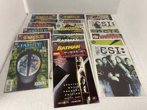 lot 36 image: Group Of Superhero Comic Books In Sleeves And Carded