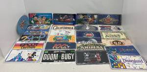 lot 40 image: Large Group Of Walt Disney License Plates