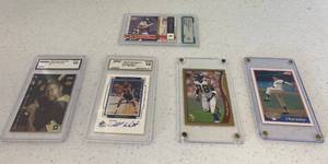 lot 74 image: Misc. Sports Cards Some Graded