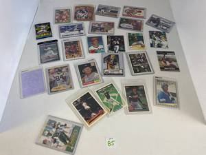 lot 85 image: Misc. Sports Cards In Protective Sleeves