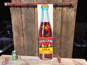lot 11 image: Royal Crown Metal Sign