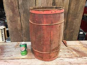 lot 58 image: Wooden BarrelNail Keg