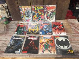 lot 69 image: Batman and X-Men Comic Books