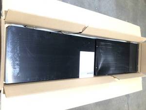 lot 12 image: Husky Ready-to-Assemble 24-Gauge Steel Freestanding Garage Cabinet in Black (36 in. W x 72 in. H x 18 in. D) - has damage - review all pictures