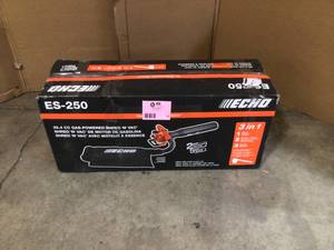 lot 15 image: ECHO 165 MPH 391 CFM 25.4 cc Gas 2-Stroke Cycle Leaf Blower Vacuum - Good Condition - review all pictures