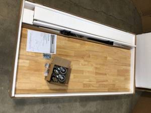 lot 16 image: Husky 62in Adjustable Height Work Table - New - Review all pictures