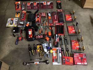 lot 34 image: Mix lot of assorted Husky Hardware and Piece Sets - review all pictures