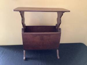 lot 29 image: Antique MagazineBook Holder Table