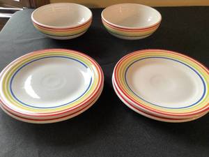 lot 97 image: Rainbow Fiestaware