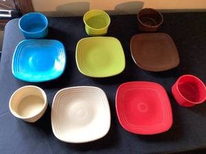 lot 111 image: Square Fiestaware