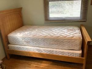 lot 79 image: Twin Head Board, Foot Board and Frame