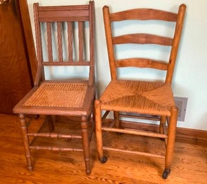 lot 82 image: Antique Chairs
