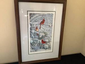 lot 217 image: Signed Wildwings Print