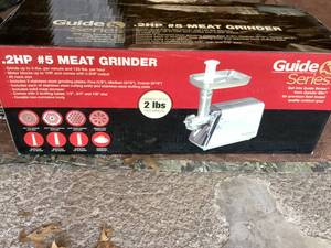 lot 242 image: Guide Series Meat Grinder