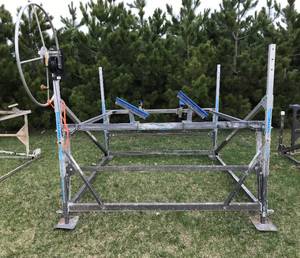 Boat Launcher (Newmans) Aluminum Cantilever Boat Lift