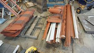 Approx. 3 sq. stone coated steel Metro roofing and Accessories