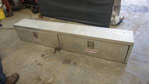 Weather Guard Diamond Plate topside truck boxlooking for keys or would make a great cabinet for the garagemancave