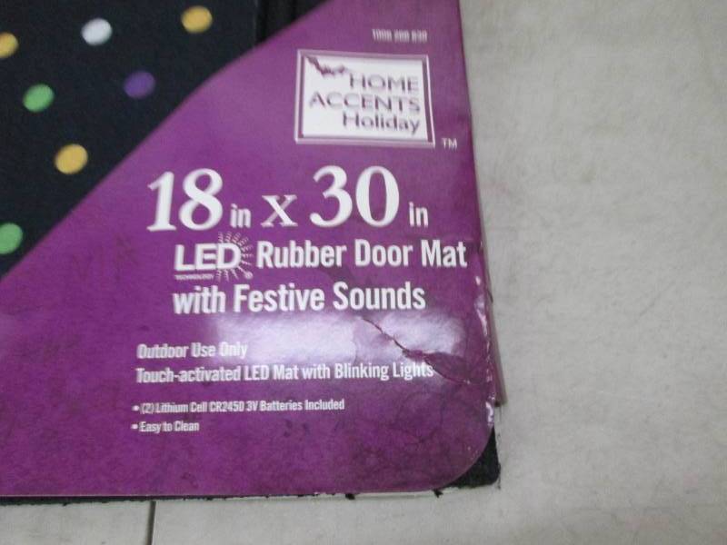 lot 57 image: home accents 18 inch x 30 inch LED ...