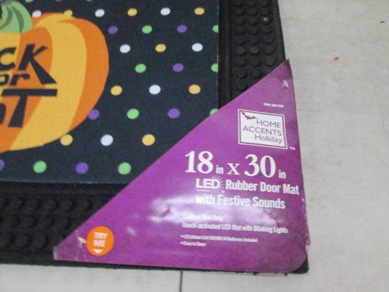 lot 58 image: home accents 18 inch x 30 inch LED ...