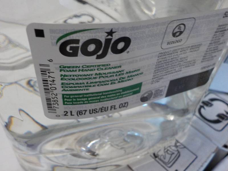 lot 14 image: 2 Jugs GOJO Hand Cleaner...