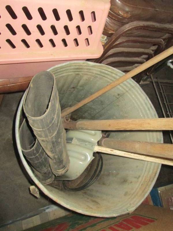 lot 365 image: lot of chairs , weight bench, shopp...