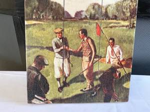 Wooden Tee Time Wall Mount Sign
