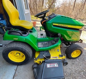 John Deere Lawn Tractor - X584 with Attachments