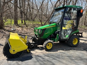 John Deere Compact Diesel Tractor - 1025R with Attachments