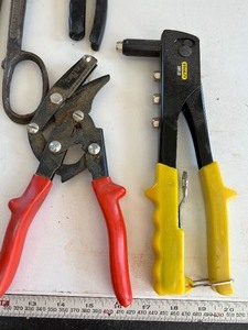 Bolt Cutters, Snips, Rivet Tool
